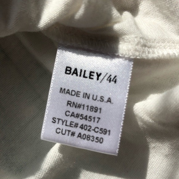 SOLD Bailey 44 Off Shoulder Embroidered White Eyelet Blouse - Picture 9 of 12